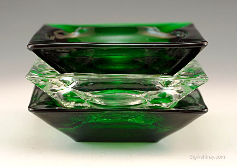 Classic Retro Glass Ashtrays by Anchor Hocking Big Ashtray