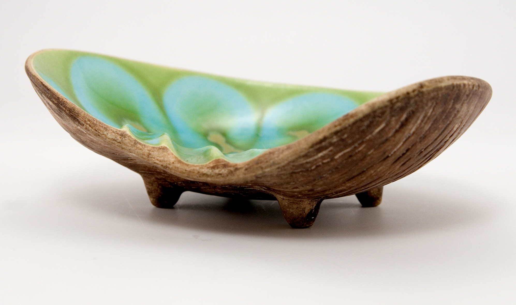 Vintage Tiki Decor Party Ashtray Made in USA Big Ashtray