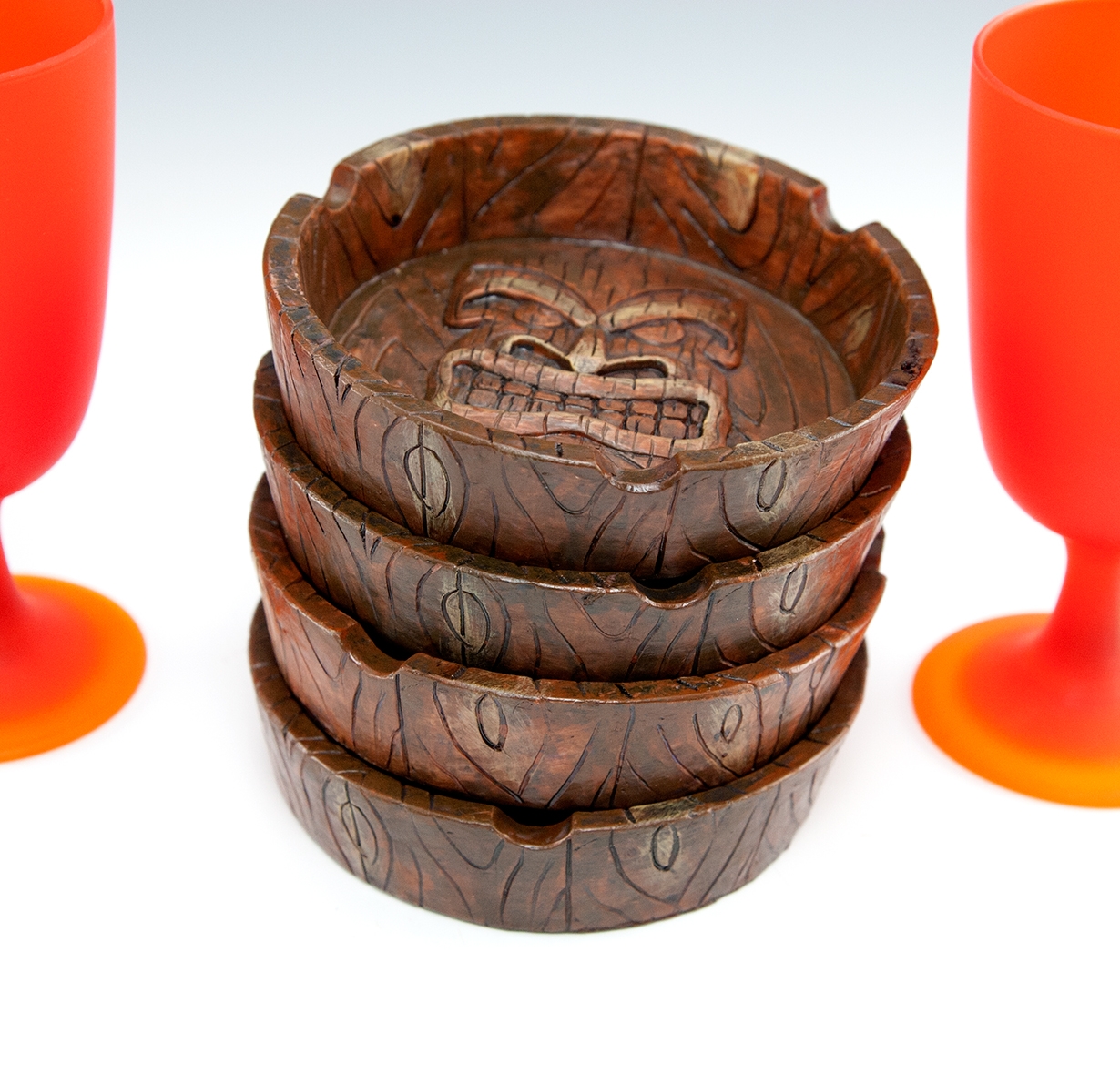 Indooror Outdoor Tiki Totem Ashtray at Big Ashtray