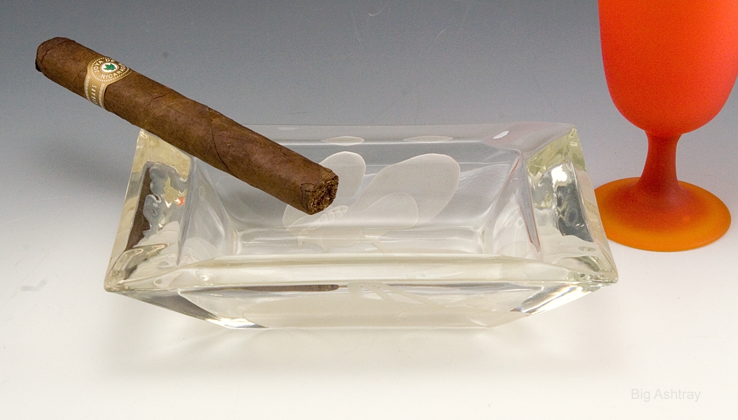 Art Deco Ashtray in O'Keefe Style Big Ashtray